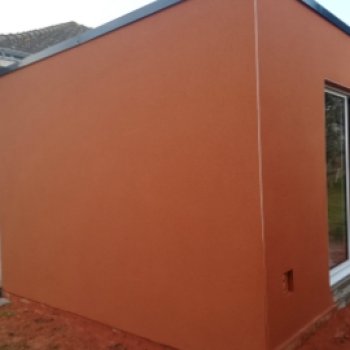 Annexe de jardin en béton enduit Toit Terrasse Annexe de jardin en béton enduit Toit Terrasse